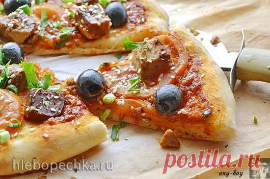 Постная пицца с маринованным тофу - ХЛЕБОПЕЧКА.РУ
