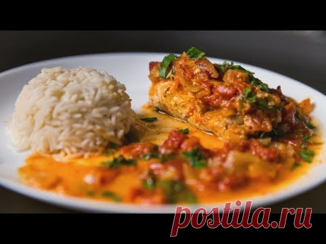 Рыба с помидорами в духовке | АСМР | Рецепт - YouTube