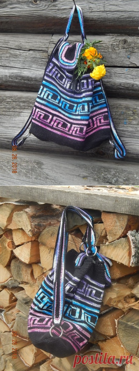 До свидания,лето,до свидания! из категории Совместник, рюкзак – Вязаные идеи, идеи для вязания