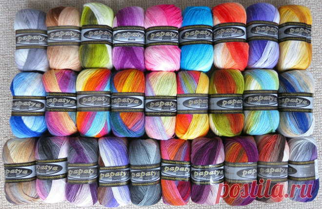 100g Papatya Batik Wolle 100 Acrylic Freie Farbwahl 28 Farben | eBay