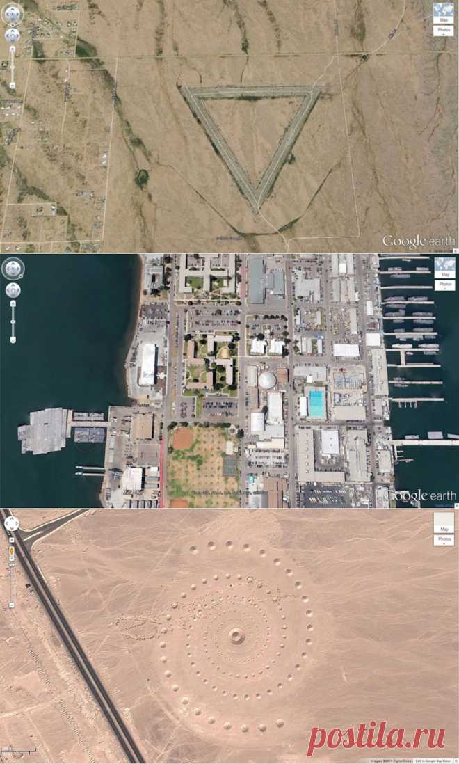 Удивительные снимки Земли, сделанные с помощью Google Earth | Познавательно