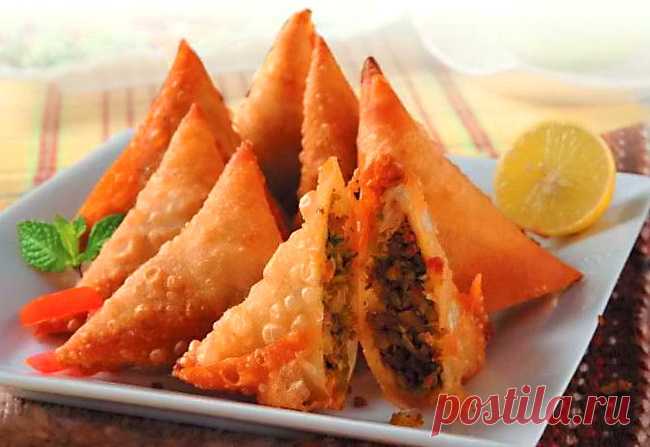 Готовим Узбекскую Самсу с фаршем. Быстро, просто и вкусно.