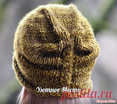 Шапка спицами "I'm Lichen This Hat". - Страна Мам