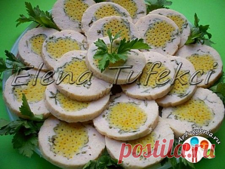Закусочный рулет с макаронами | Четыре вкуса