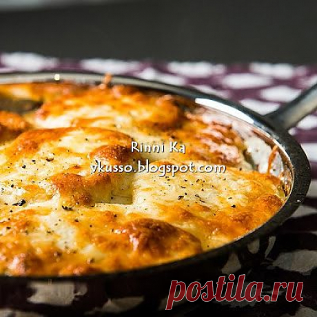 Готовим вкусно: Запеченная картошка с сыром — картофель эскалоп