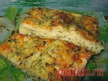 Домашние Рецепты как у мамы: Пирог сырный из лаваша