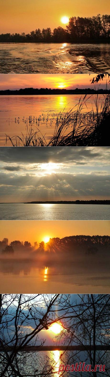 (+1) тема - Волжские рассветы (и закаты) | Непутевые заметки