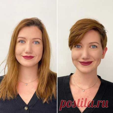 Парикмахер делает девушкам короткие стрижки, доказывая, что, отрезав волосы вы не теряете женственность