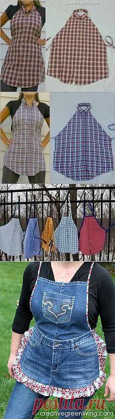 DIY Creative Shirt Apron diy crafts crafty diy ... | be creative DIY