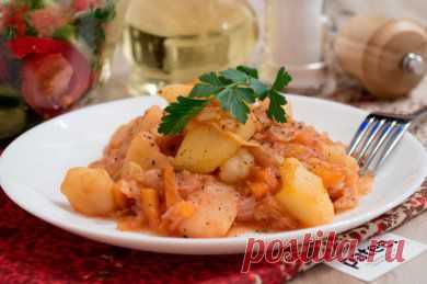 Картофель с капустой - рецепт для мультиварки - patee.ru