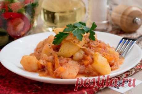 Картофель с капустой - рецепт для мультиварки - patee.ru