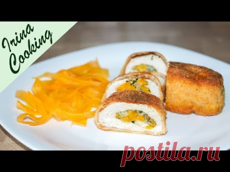 Грудка Индейки ○ Рецепт Сочного Рулета из Индейки с Тыквой ○ Ирина Кукинг