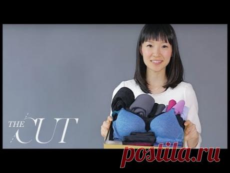 Marie Kondo Folds a Perfect Underwear Drawer