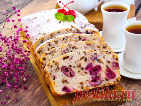 Манник с вишней и шоколадом. Манник с вишней и шоколадом