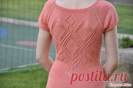 Платье от Дропс Sunny Feeling из пряжи Sunny Cheval blanc - Вязание - Страна Мам