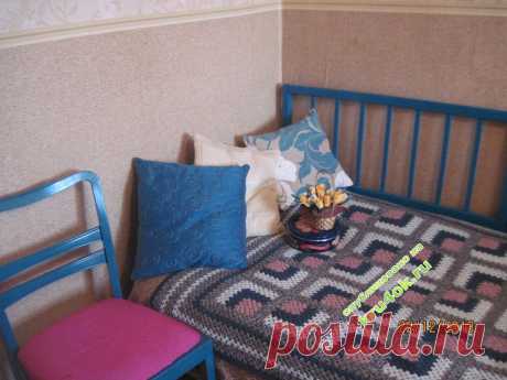 Плед из мотивов бабушкин квадрат — работа Ирины - вязание крючком на kru4ok.ru