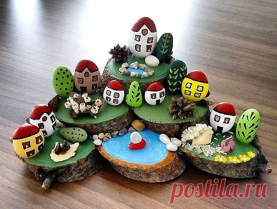 Расписываем камешки