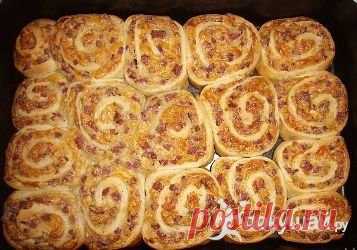 Вкусные розочки из колбасы и сыра — Планета и человек