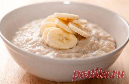 Каша овсяная на молоке / Простые рецепты