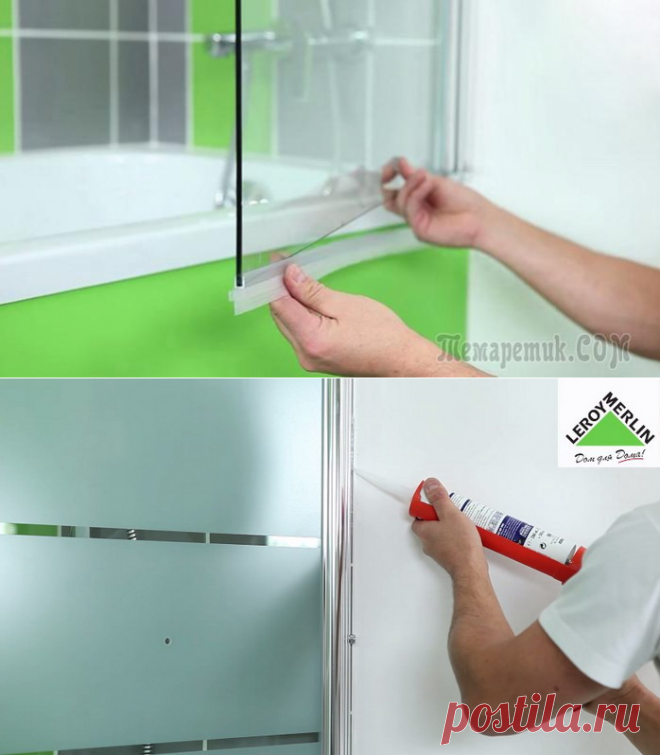 Раздвижная ширма для ванной своими руками