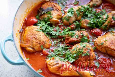 Pollo alla cacciatora – Курица по-охотничьи – Современный семейный кулинар