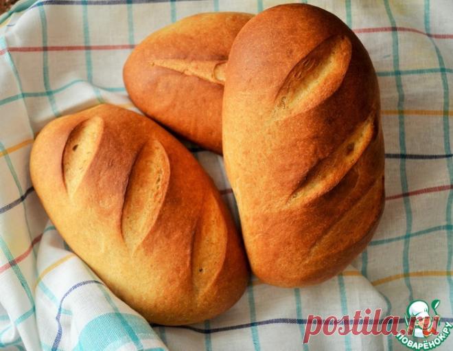 Батоны на цельнозерновой муке – кулинарный рецепт