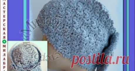 Шапочка крючком из ленточного кружева Блог представляет схемы узоров вязания спицами, крючком, на цветочном луме.