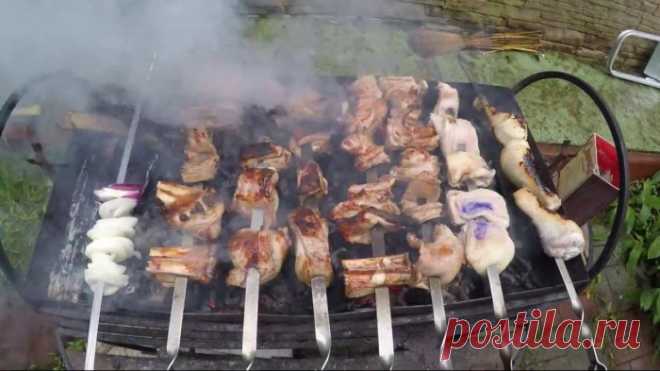 Армянский друг приготовил шашлык по своему рецепту. Вкуснее мяса я ни ела нигде