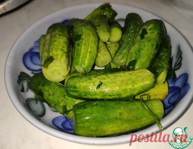 Малосольные огурцы по-быстрому – кулинарный рецепт
