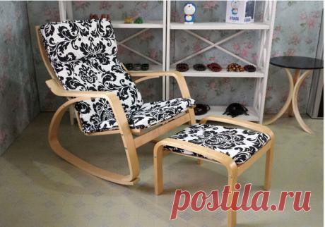 Комфортно Отдохнуть Кресло Качалка Кресло и Стул Набор Планера Рокер Лежака Мебель Для Гостиной Современный Взрослый Кресло Качалка Древесины купить на AliExpress