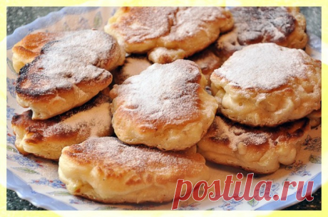 Оладушки с яблоками. Рецепт — палочка-выручалочка