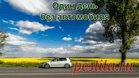 В замечательный День без автомобиля желаю вам открыть магию неспешности и внимательности к окружающему миру!