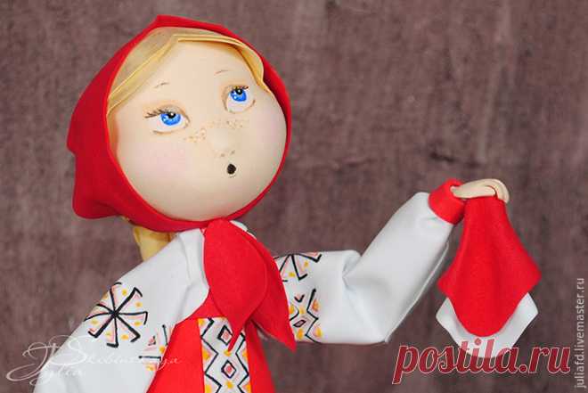«Ой люли, люли!» Создаем куклу Машеньку из фоамирана - Ярмарка Мастеров - ручная работа, handmade