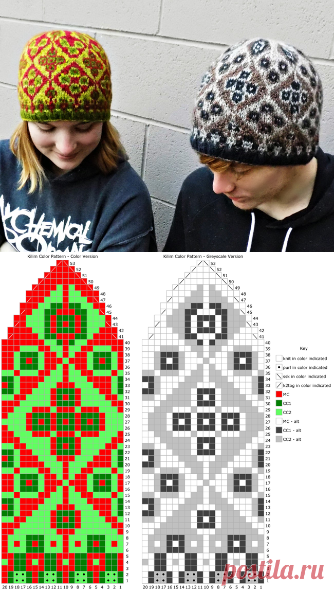 ISWUEw18 ** Килим: Knitty.com - зима 2018