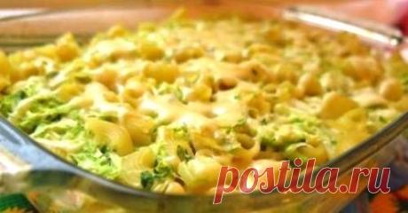 Рецепт макаронной запеканки с кабачком