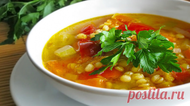 Постный гороховый суп, который удивит вас невероятно богатым вкусом!