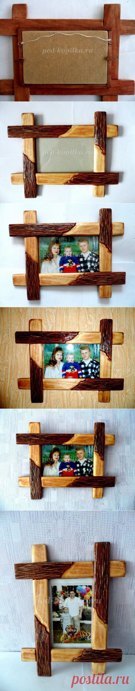 Резная рамка из дерева