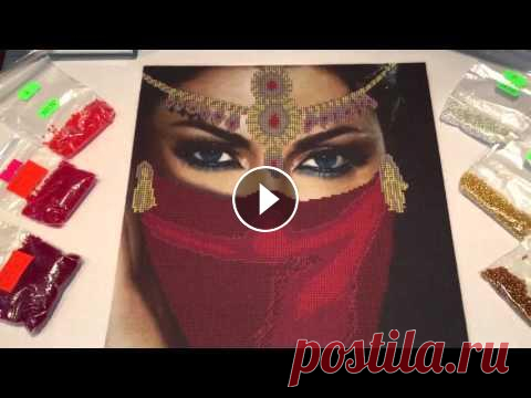 Восточная сказка. СП "Очаровательные девушки". Вышивка бисером. Приятного просмотра...