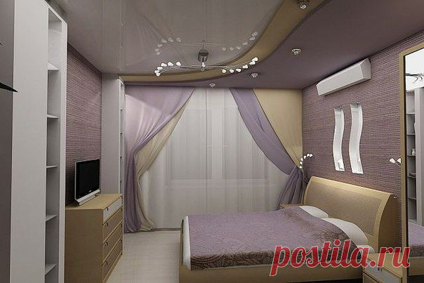 Интерьеры спальных комнат | 131 фотография