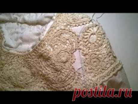 Уроки ирландского кружева. Вшивание рукава - Все в ажуре... (вязание крючком) - Страна Мам