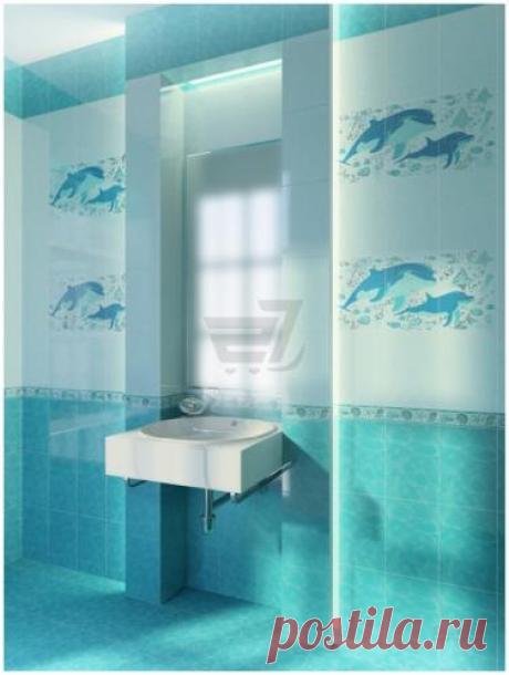 ᐉ Плитка Golden Tile Акваріум бірюзовий низ М86061 20x30 • Краща ціна в Києві, Україні • Купити в інтернет-магазині 27.UA, партнер Епіцентр K