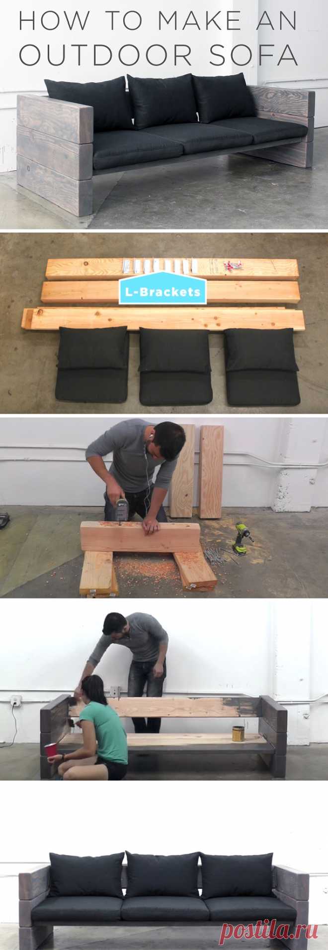 How To Make An Outdoor Sofa | Home Design, Garden & Architecture Blog Magazine