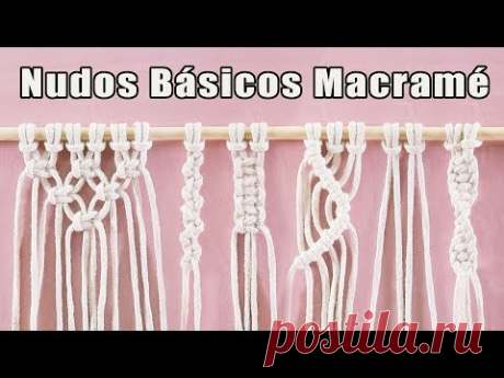 5 Nudos Básicos para hacer Macramé!