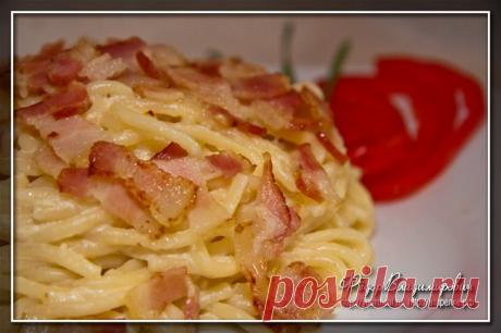 Спагетти алла карбонара. | Домашние рецепты