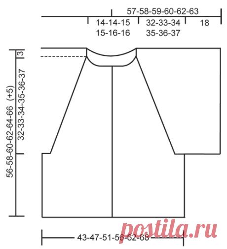 Жакет "Кали" из хлопка от DROPS