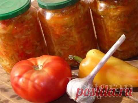 Салат с капустой на зиму | Домашняя кулинария