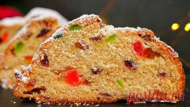 Рождественский Штоллен Волшебный и ароматный Штоллен – самая вкусная выпечка на Рождество!Чтобы приготовить рождественский Штоллен:● Молоко теплое – 100 г● Яйцо крупное – 1 шт.● Сливочное масло – 70 г + 30 г для пропитки● Сахар – 70 г + 20 г ванильного сахара● Мука – 250 г (+/- смотрите по тесту)● Дрожжи живые...