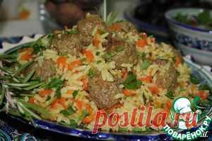 Плов с фрикадельками - кулинарный рецепт