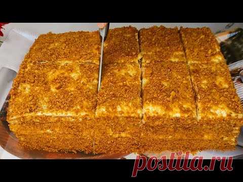 МЕДОВИК за 12 Минут! Теперь вы будете готовить КОРЖИ только так! Ленивый МЕДОВИК Без раскатки КОРЖЕЙ