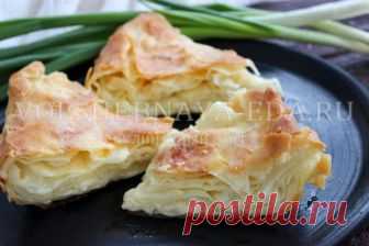 Ачма с сыром Слоеный пирог из тонкого кружевного теста, с хрустящей корочкой и расплавленным сыром — сегодня готовим ачму!